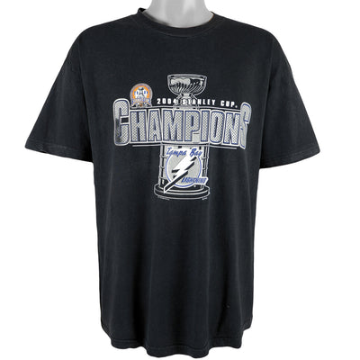 NHL (AAA) - Tampa Bay Lightning, Stanley Cup Champions T-Shirt 2004 X-Large