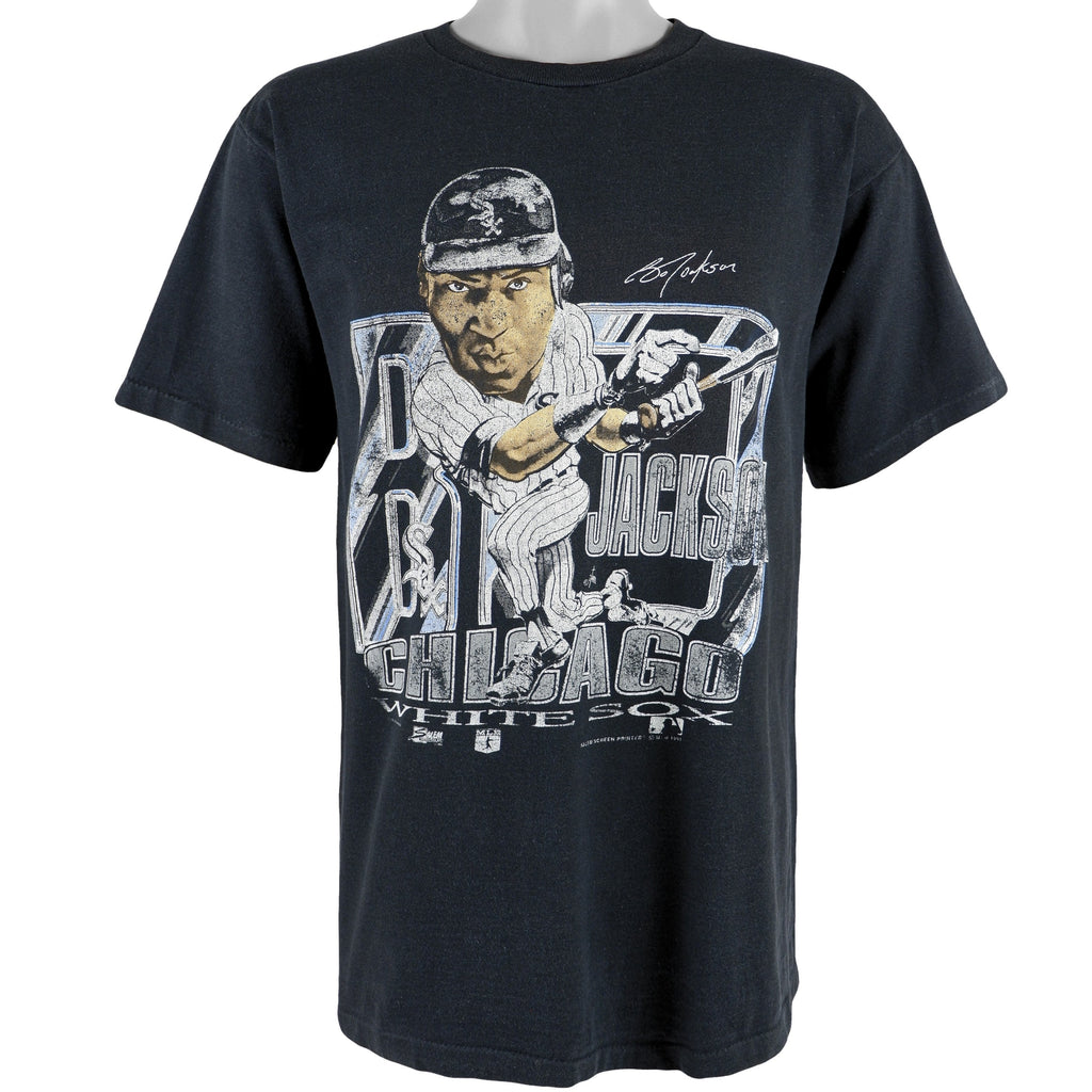 MLB (Salem) - Chicago White Sox - Jackson T-Shirt 1991 Large Vintage Retro Baseball