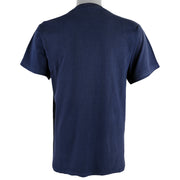 Helly Hansen - Blue Spell-Out T-Shirt 1990s Medium Vintage Retro