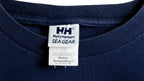 Helly Hansen - Blue Spell-Out T-Shirt 1990s Medium Vintage Retro