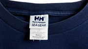 Helly Hansen - Blue Spell-Out T-Shirt 1990s Medium Vintage Retro