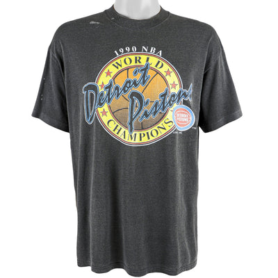 NBA (Logo 7) - Detroit Pistons World Champions T-Shirt 1990 X-Large