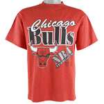 NBA - Chicago Bulls Spell-Out T-Shirt 1991 Medium Vintage Retro Basketball