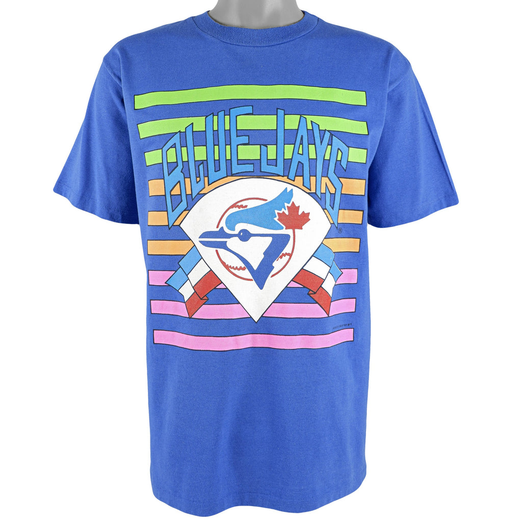 MLB (Harley) - Toronto Blue Jays T-Shirt 1991 Large Vintage Retro Baseball