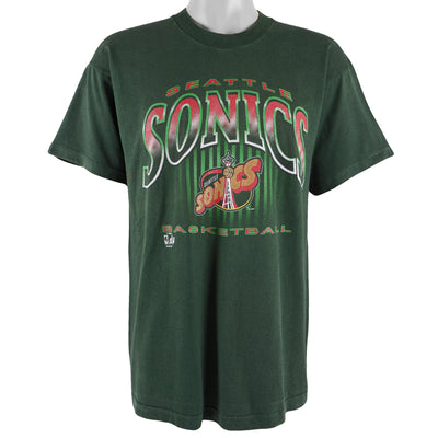 NBA (Salem) - Seattle SuperSonics Basketball T-Shirt 1994 X-Large