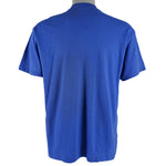NFL (Blaze) - Denver Broncos Blue spell-Out T-Shirt 1987 Large Vintage Retro Football