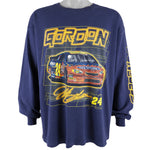 NASCAR (Winners Circle) - Jeff Gordon #24 Crew Neck Sweatshirt 1990 X-Large Vintage Retro