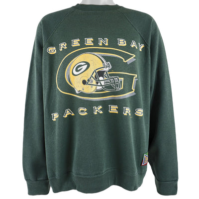 NFL (Jostens) - Green Bay Packers Crew Neck Sweatshirt 1990s XX-Large