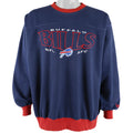 NFL (Lee) - Buffalo Bills Crew Neck Sweatshirt 1990s Large Vintage Retro Football