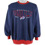 NFL (Lee) - Buffalo Bills Crew Neck Sweatshirt 1990s Large Vintage Retro Football