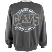 NBA (Hanes) - Cleveland Cavaliers Crew Neck Sweatshirt 1990s Large Vintage Retro Basketball