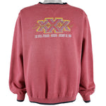 NFL (Logo Athletic) - Super Bowl 30th Spell-Out Crew Neck Sweatshirt 1996 Large Vintage Retro Football