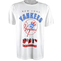 MLB (Run-Be) - New York Yankees Deadstock T-Shirt 1990s Medium Vintage Retro Baseball