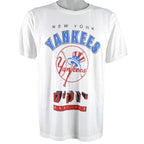 MLB (Run-Be) - New York Yankees Deadstock T-Shirt 1990s Medium Vintage Retro Baseball