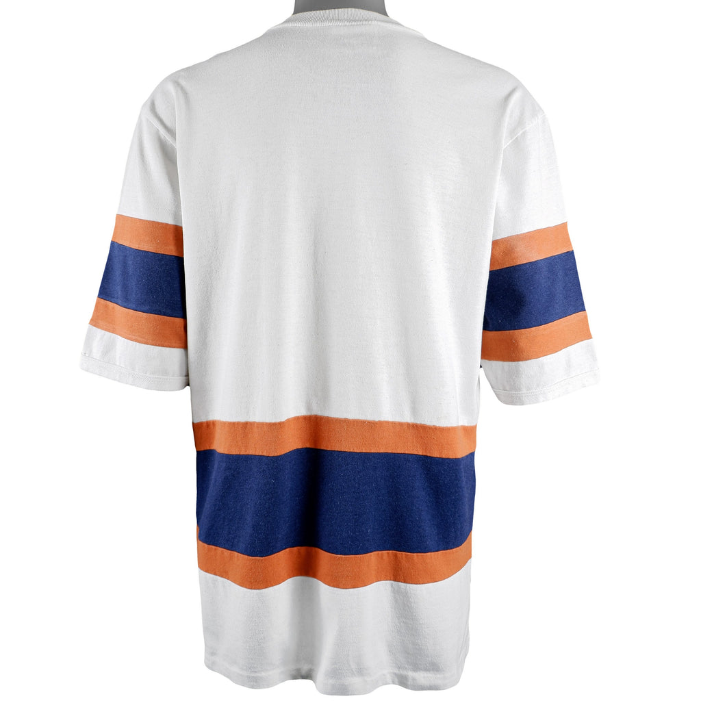 NCAA (Nutmeg) - Illinois Fighting Illini Big Spell-Out Football Jersey 1990s Large Vintage Retro Football College
