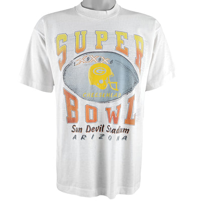 NFL (Best) - Green Bay Packers Super Bowl 30th, Arizona T-Shirt 1996 Large