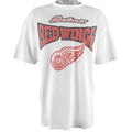 NHL (Savvy) - Detroit Red Wings Big Logo T-Shirt 1990s X-Large Vintage Retro Hockey