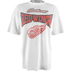 NHL (Savvy) - Detroit Red Wings Big Logo T-Shirt 1990s X-Large Vintage Retro Hockey