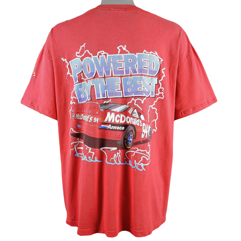 NASCAR (Kudsu) - Bill Elliott #94, McDonalds T-Shirt 1996 X-Large Vintage Retro