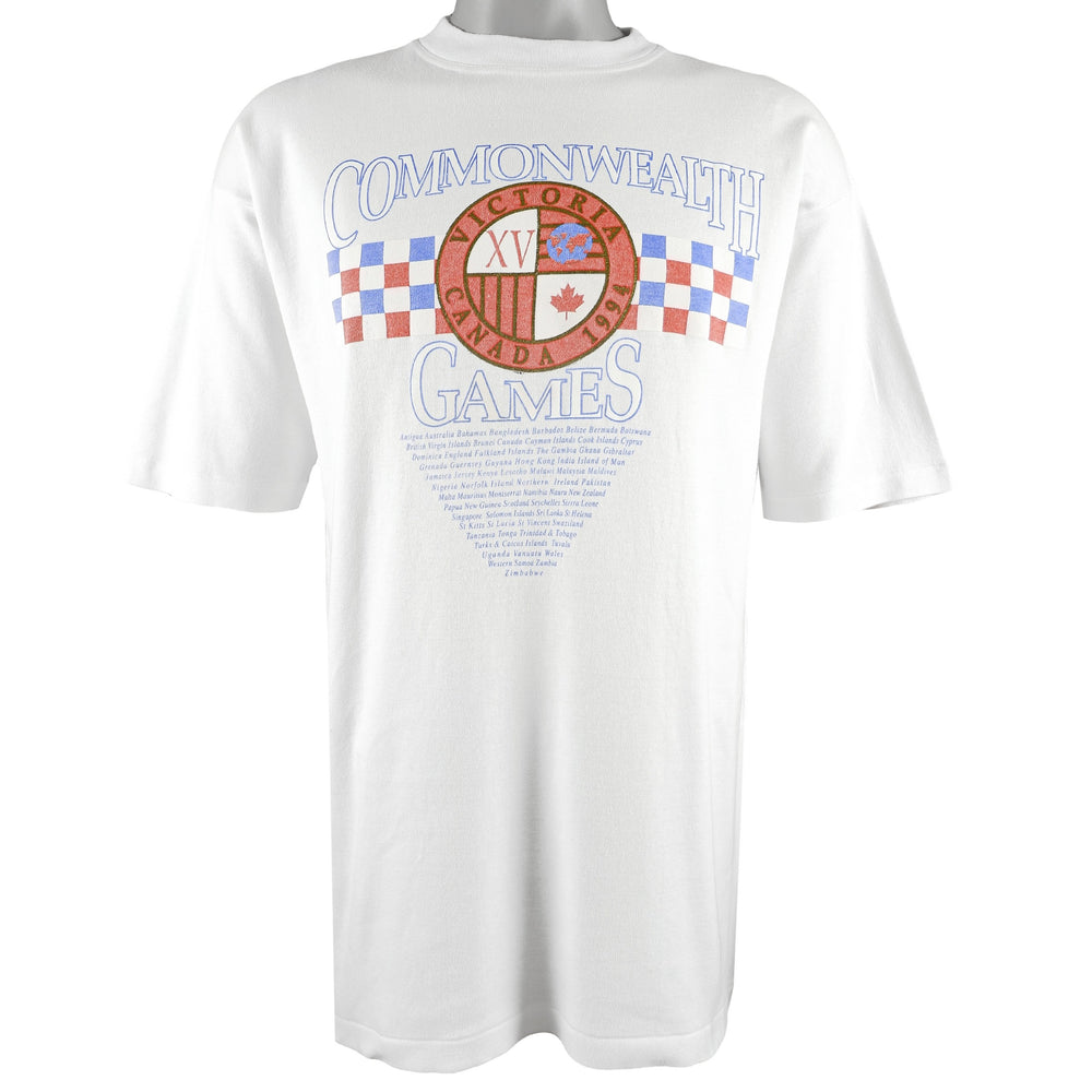 Vintage (Wilson Sport) - Canada Commonwealth Games T-Shirt 1994 Large Vintage Retro