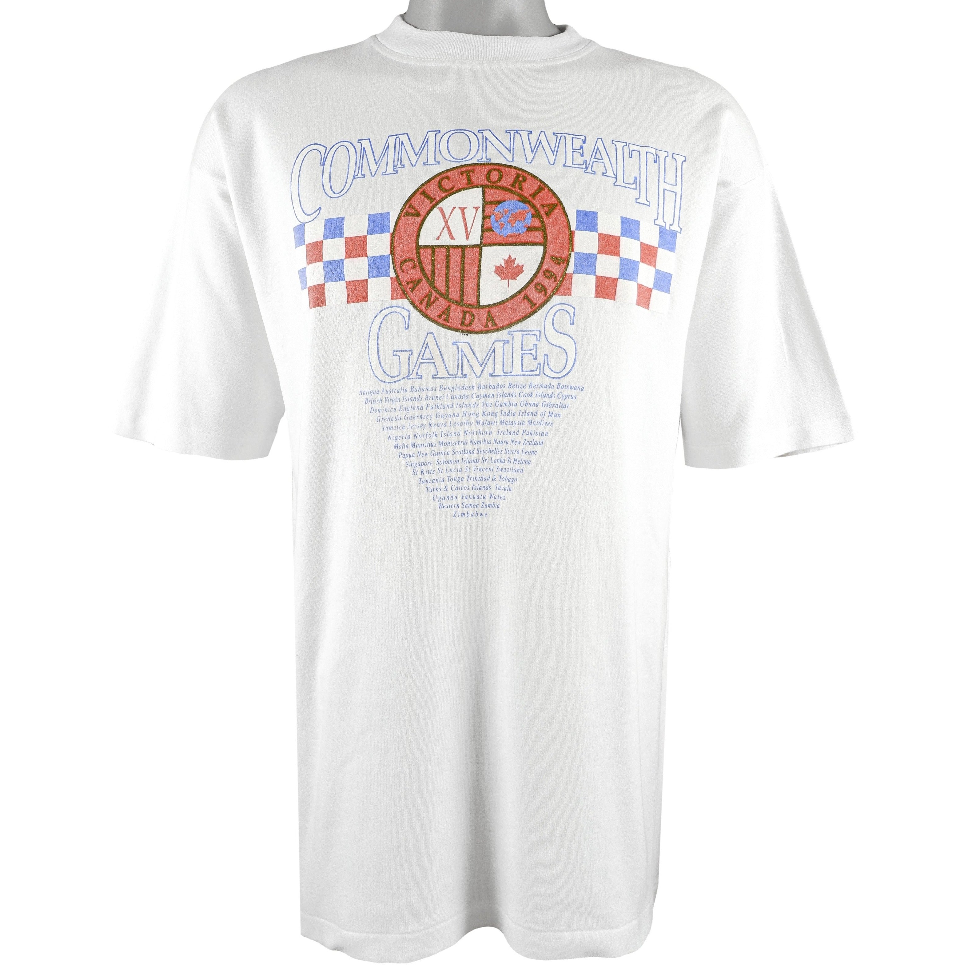Vintage (Wilson Sport) - Canada Commonwealth Games T-Shirt 1994 Large Vintage Retro
