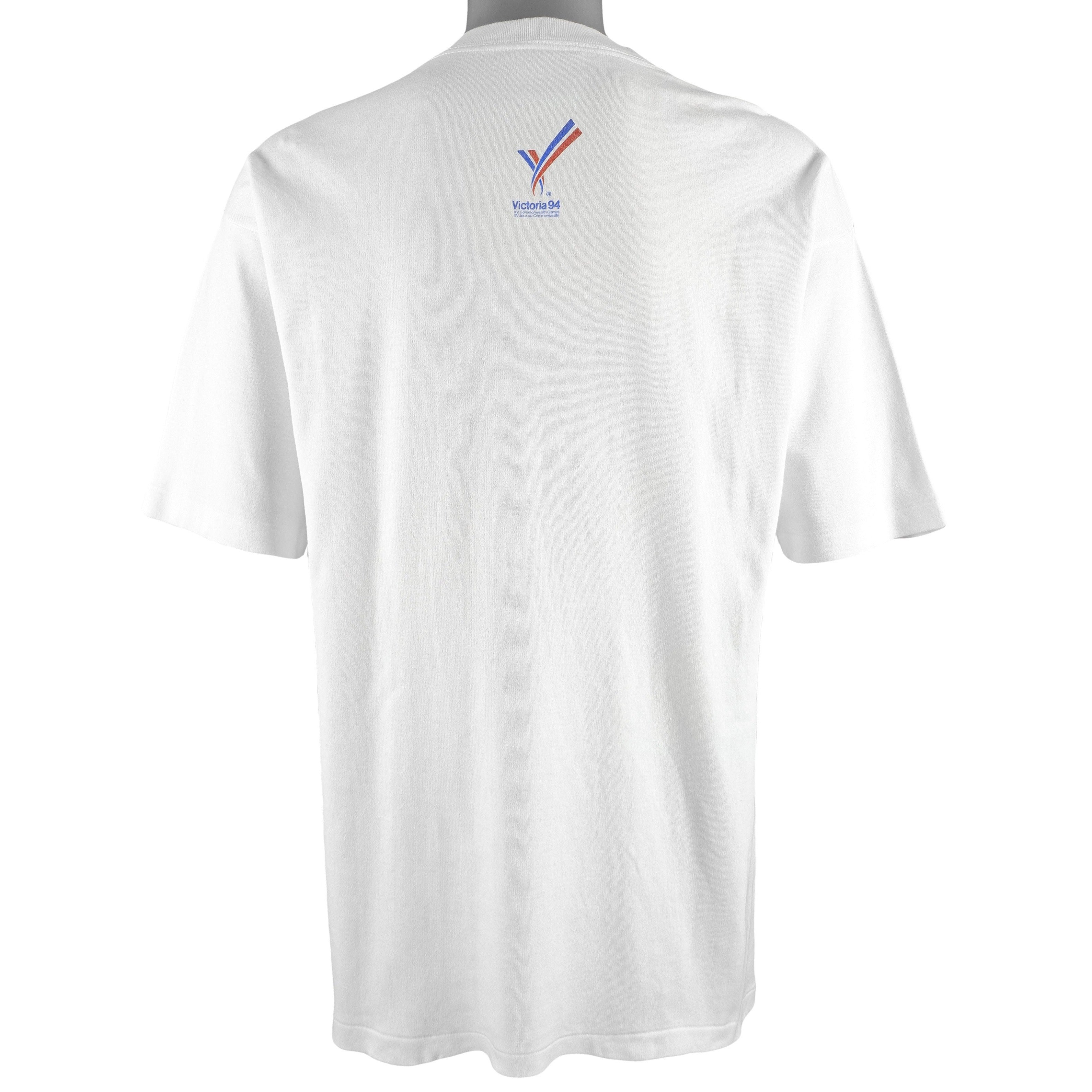 Vintage (Wilson Sport) - Canada Commonwealth Games T-Shirt 1994 Large Vintage Retro