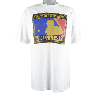 MLB (Hanes) - Professional Baseball, 125th Anniversary Deadstock T-Shirt 1994 X-Large