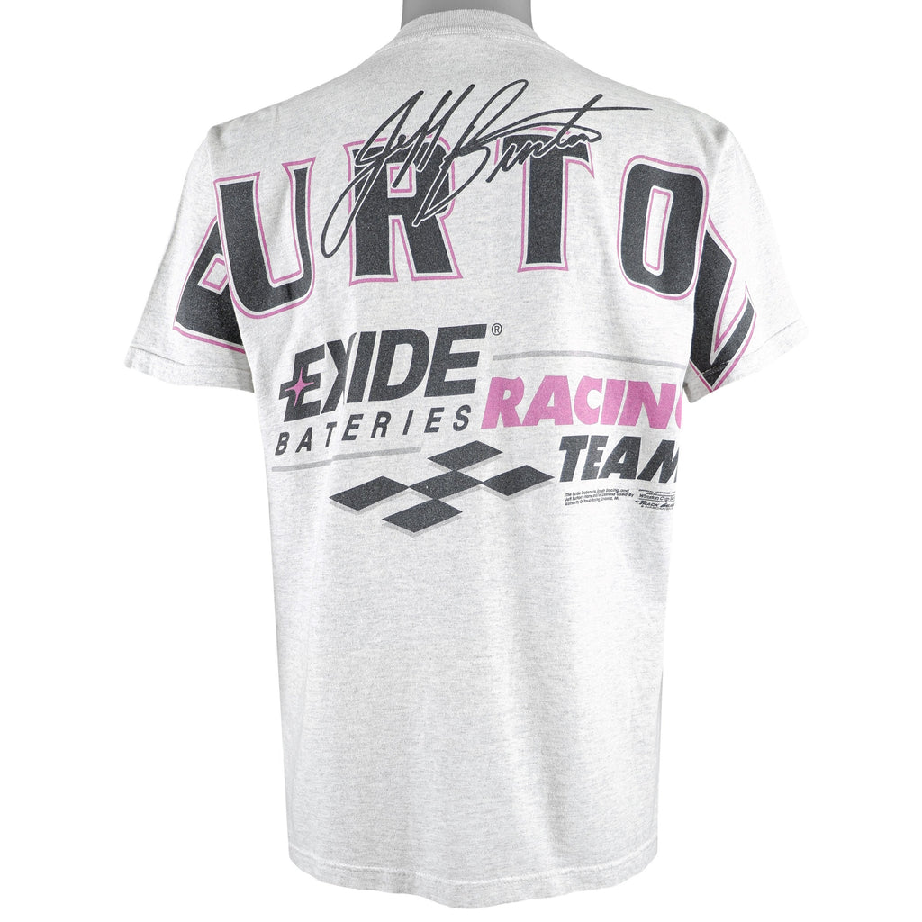 NASCAR (Tultex) - Jeff Burton Number 99 T-Shirt 1990s Medium Vintage Retro