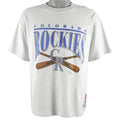 MLB (Chalk Line) - Colorado Rockies T-Shirt 1991 Large Vintage Retro Baseball
