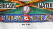 MLB (Salem) - Blue Jays VS Phillies World Series Champs Deadstock T-shirt 1993 X-Large Vintage Retro Baseball