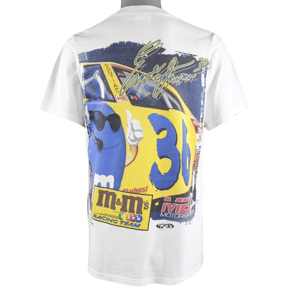 NASCAR (Santee) - Ernie Irvan, Number 36 T-Shirt 1999 Medium Vintage Retro