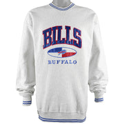 NFL (Legends) - Buffalo Bills Crew Neck Sweatshirt 1990s Large Vintage Retro Football