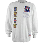 NFL (Nutmeg) - Buffalo Bills, New York Crew Neck Sweatshirt 1990s X-Large Vintage Retro Football
