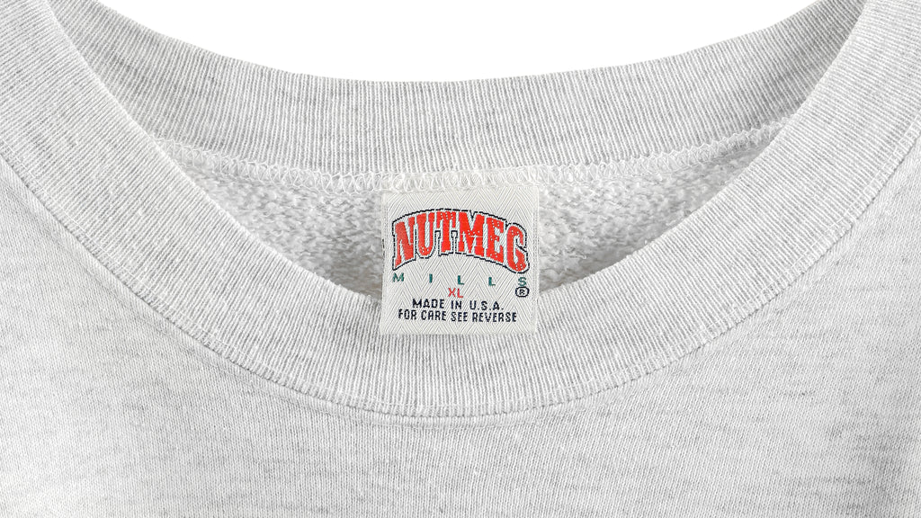 NFL (Nutmeg) - Buffalo Bills, New York Crew Neck Sweatshirt 1990s X-Large Vintage Retro Football