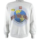 Vintage (Best) - LEGO, Build Your World Crew Neck Sweatshirt 1990s Medium