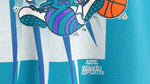 NBA (Grand Sport) -  Charlotte Hornets Spell-Out T-Shirt 1990s Large Vintage Retro Basketball