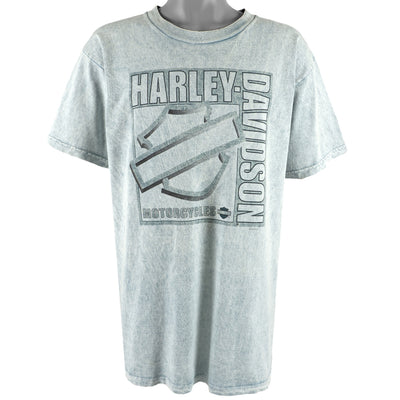Harley Davidson - Grey Huntsville, Alabama Spell-Out T-Shirt 2003 Large