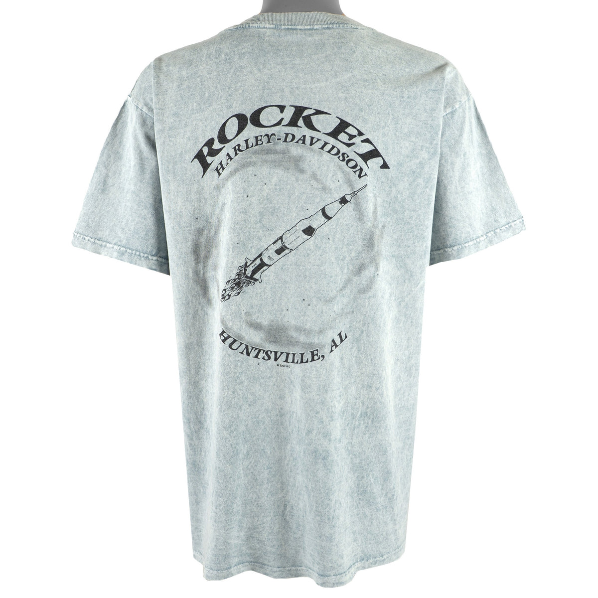 Harley Davidson - Grey Spell-Out T-Shirt 2003 Large Vintage Retro