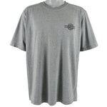 Harley Davidson - Grey Spell-Out T-Shirt 1990s X-Large Vintage Retro