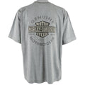Harley Davidson - Grey Spell-Out T-Shirt 1990s X-Large Vintage Retro