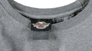 Harley Davidson - Grey Spell-Out T-Shirt 1990s X-Large Vintage Retro