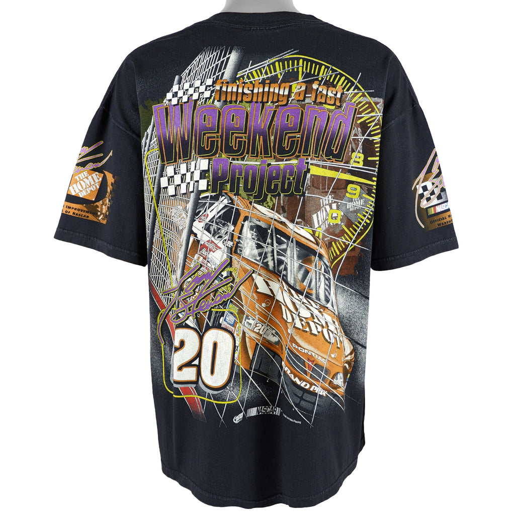 NASCAR - Tony Stewart #20 T-Shirt 2000 X-Large Vintage Retro