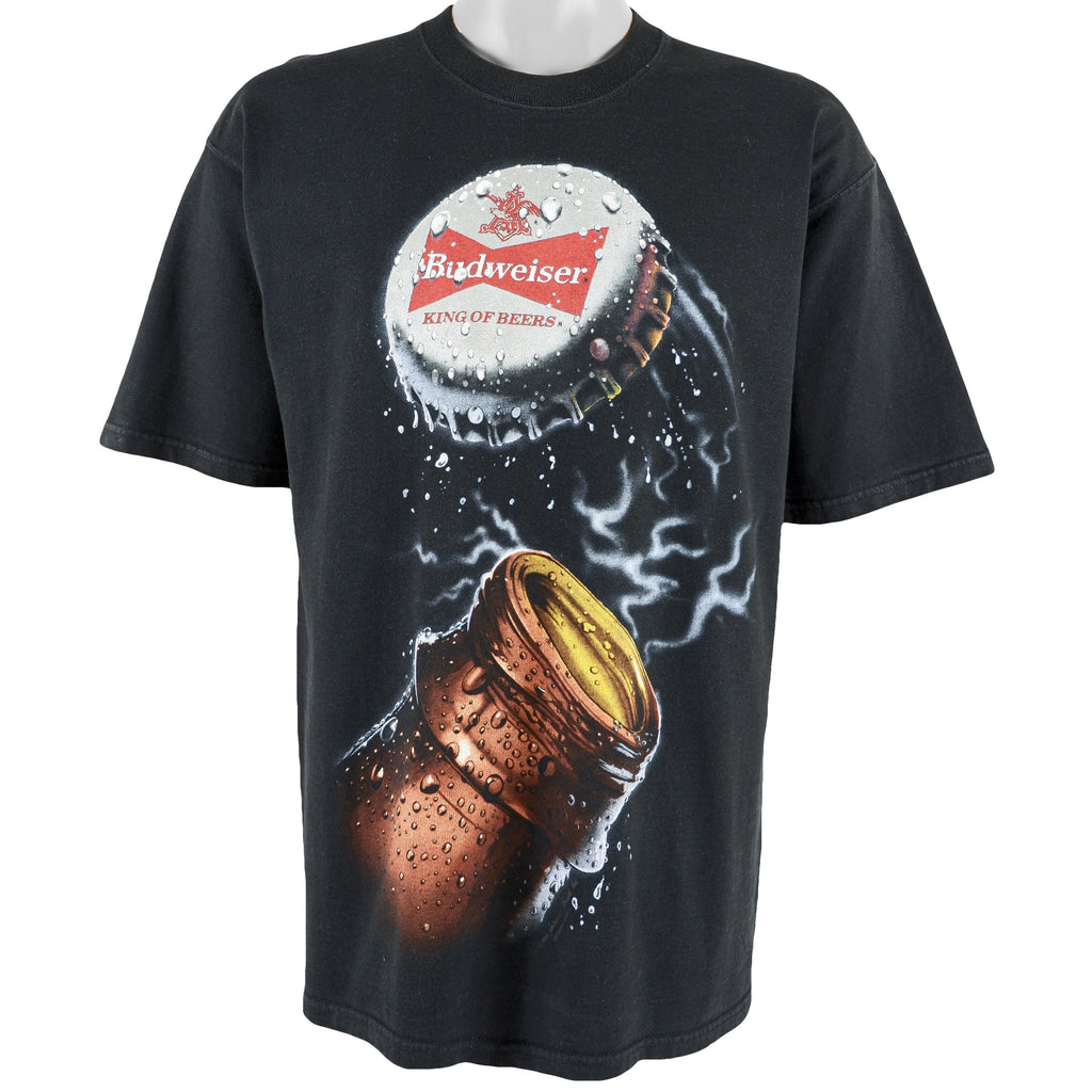Vintage - Budweiser Spell-Out T-Shirt 1990s Large Vintage Retro