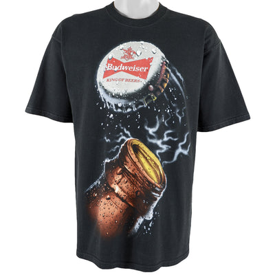 Budweiser - Spell-Out T-Shirt 1990s Large