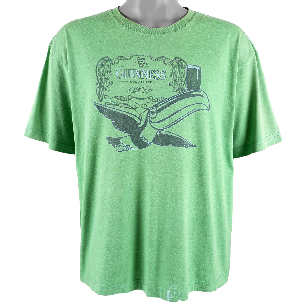 Vintage - Guinness Spell-Out T-Shirt 1990s X-Large Vintage Retro
