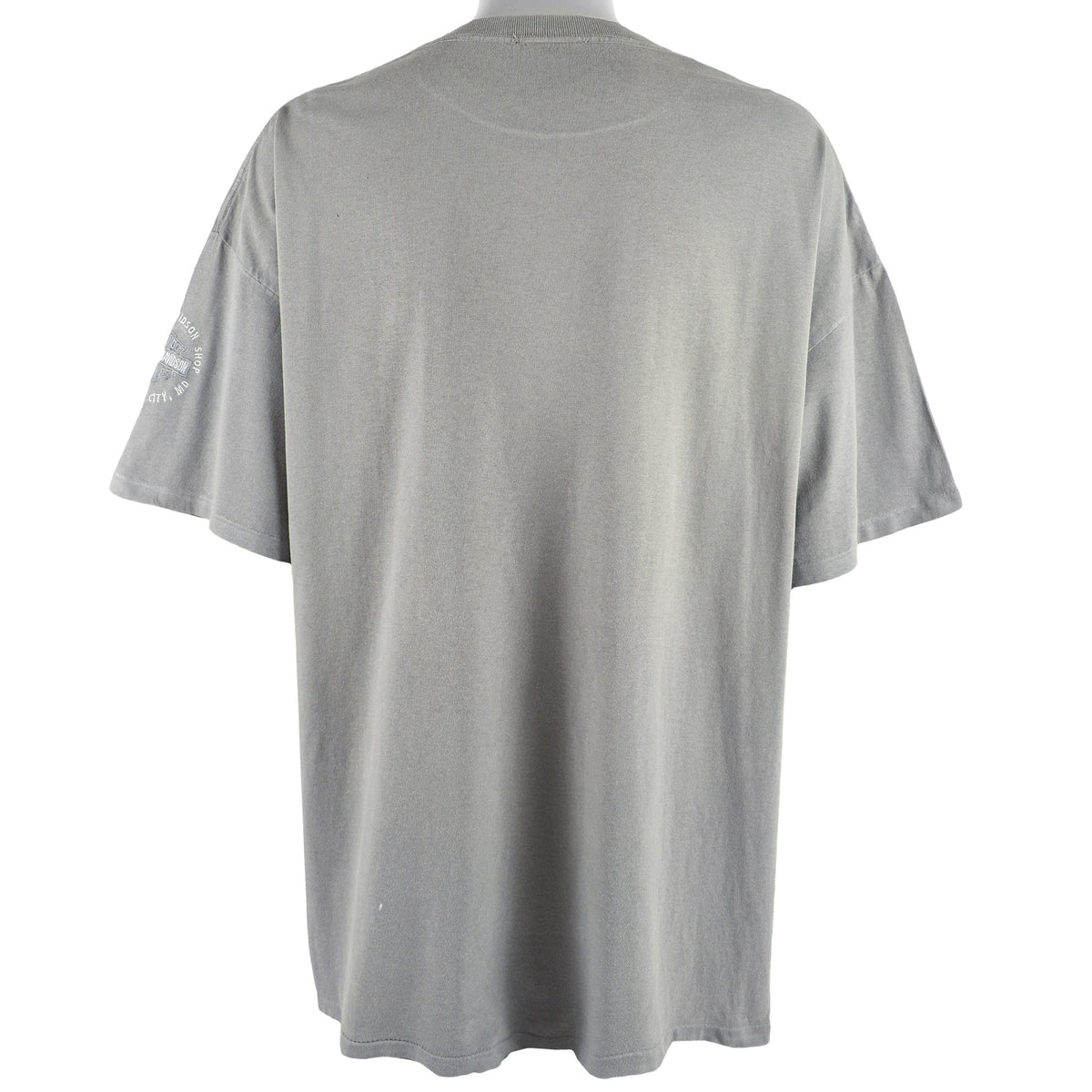 Harley Davidson - Grey Spell-Out T-Shirt 1990s XX-Large Vintage Retro