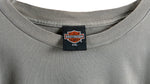 Harley Davidson - Grey Spell-Out T-Shirt 1990s XX-Large Vintage Retro