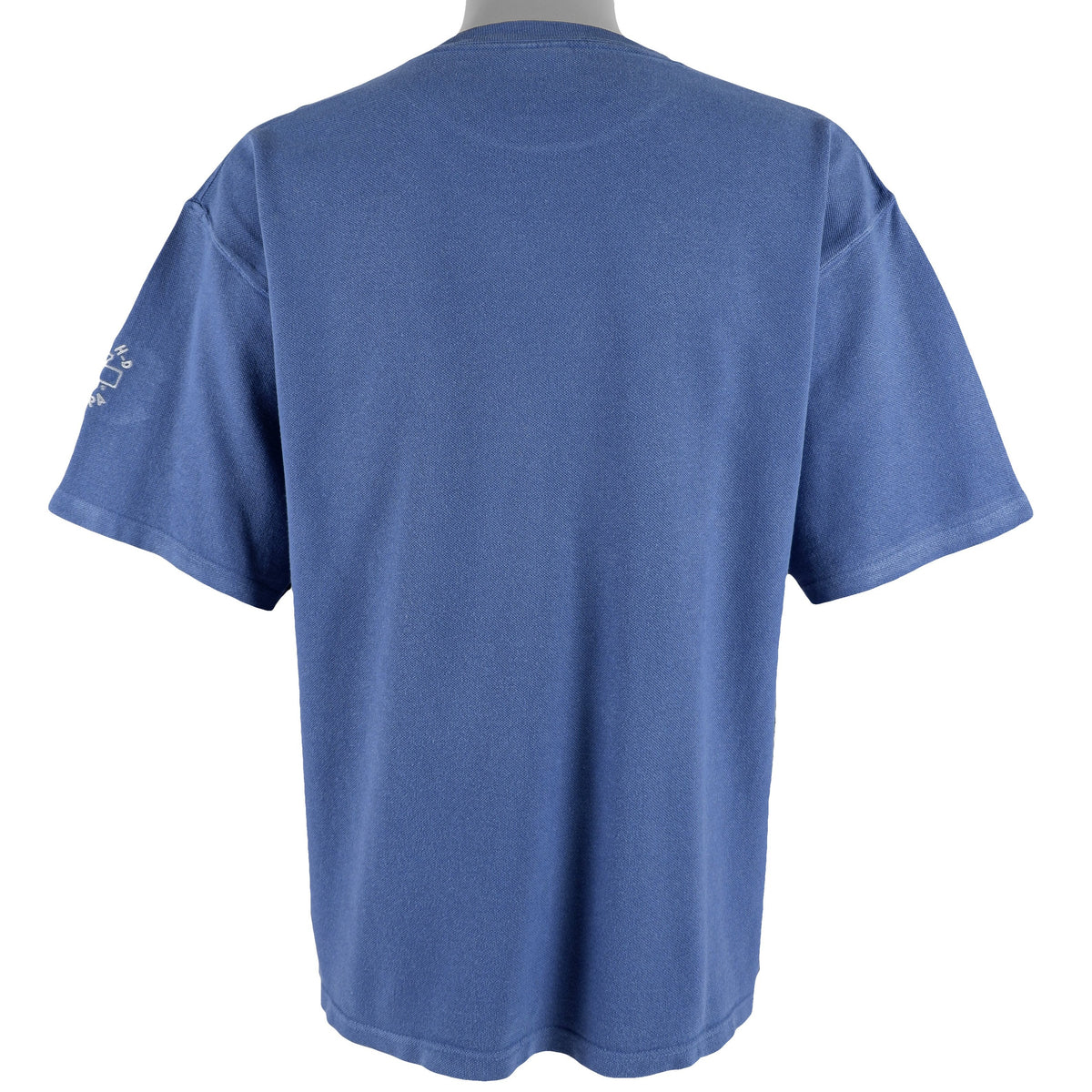 Harley Davidson - Blue Spell-Out T-Shirt 1990s Large Vintage Retro