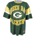 NFL (Edge) - Green Bay Packers Big Spell-Out Football Jersey 1990s X-Large Vintage Retro Football