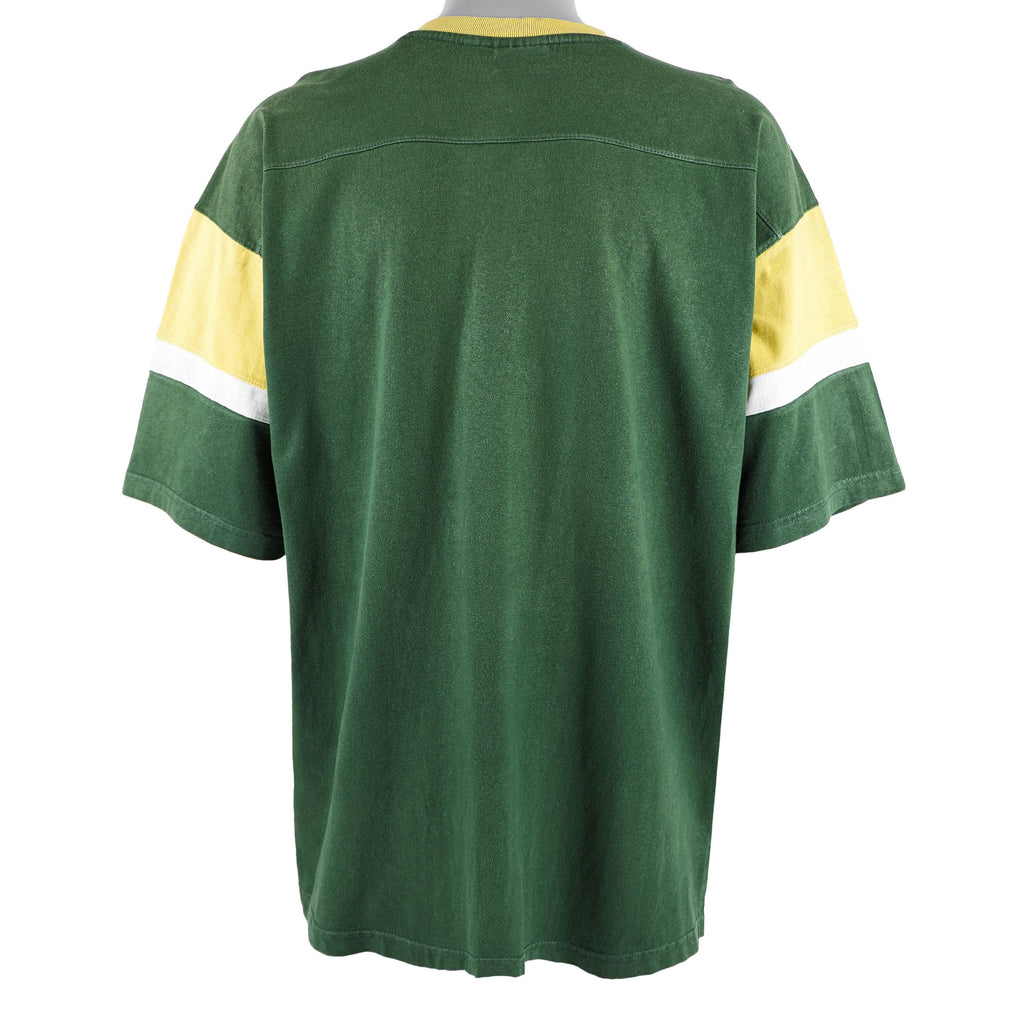 NFL (Edge) - Green Bay Packers Big Spell-Out Football Jersey 1990s X-Large Vintage Retro Football